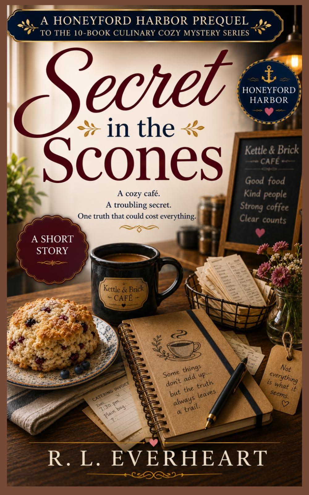 Secret in the Scones: A Captivating Culinary Cozy Mystery (Honeyford Harbor Culinary Cozy Mysteries)
