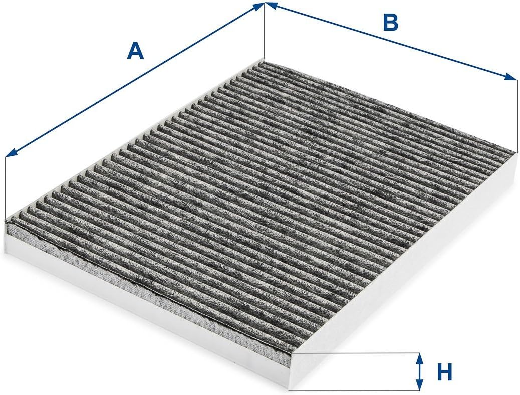 UFI Cabin Filter 54.111.00, High Efficiency, Quick Replacement, Microbiological Neutralization