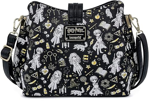 Miniatura 2 de Loungefly Harry Potter Magical Elements - Bolso cruzado estampado, Multi