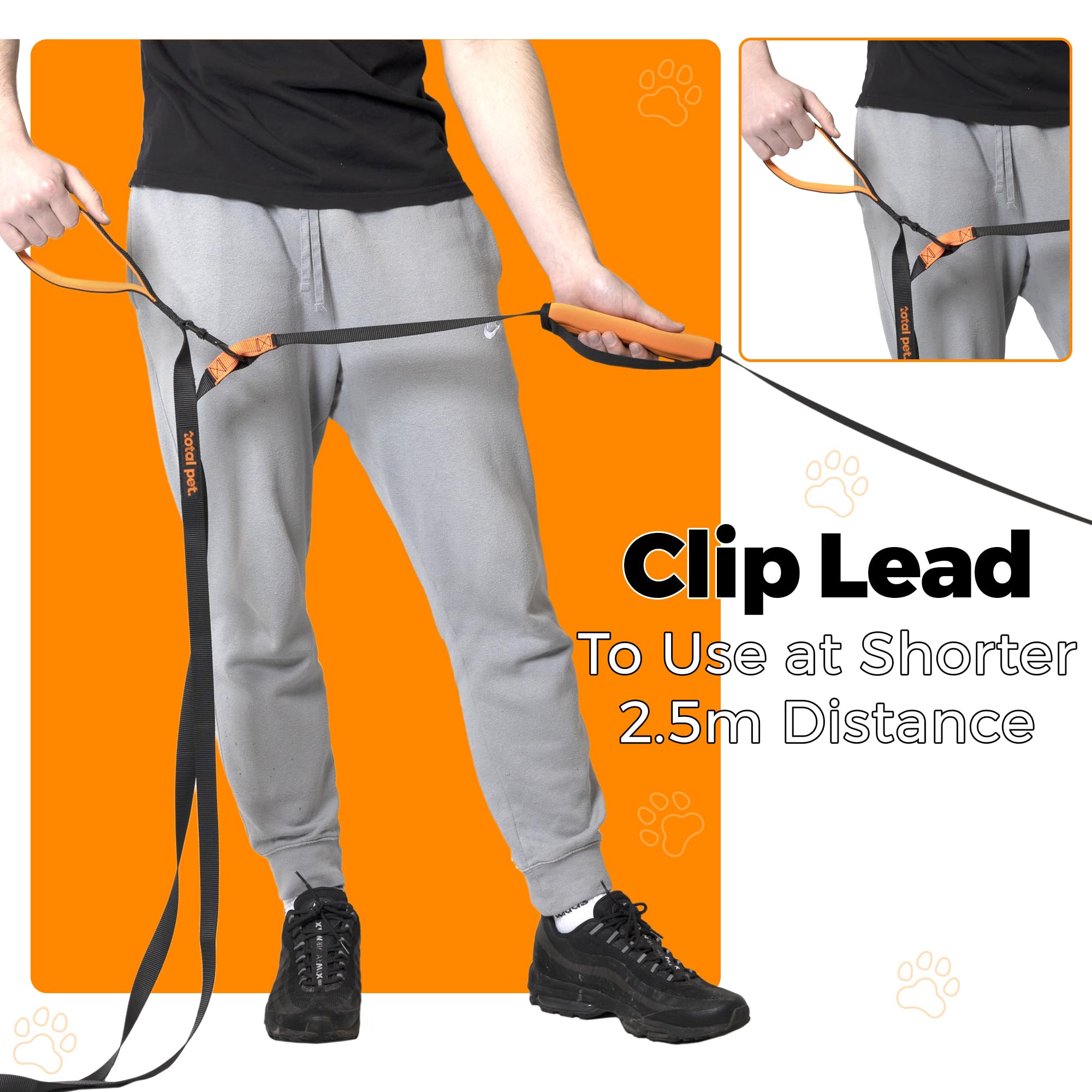 Total Pet 5m Training Lead for Dogs & Puppy - Long Line Leash With Control Handle For Recall/Obedience Training - Image 3