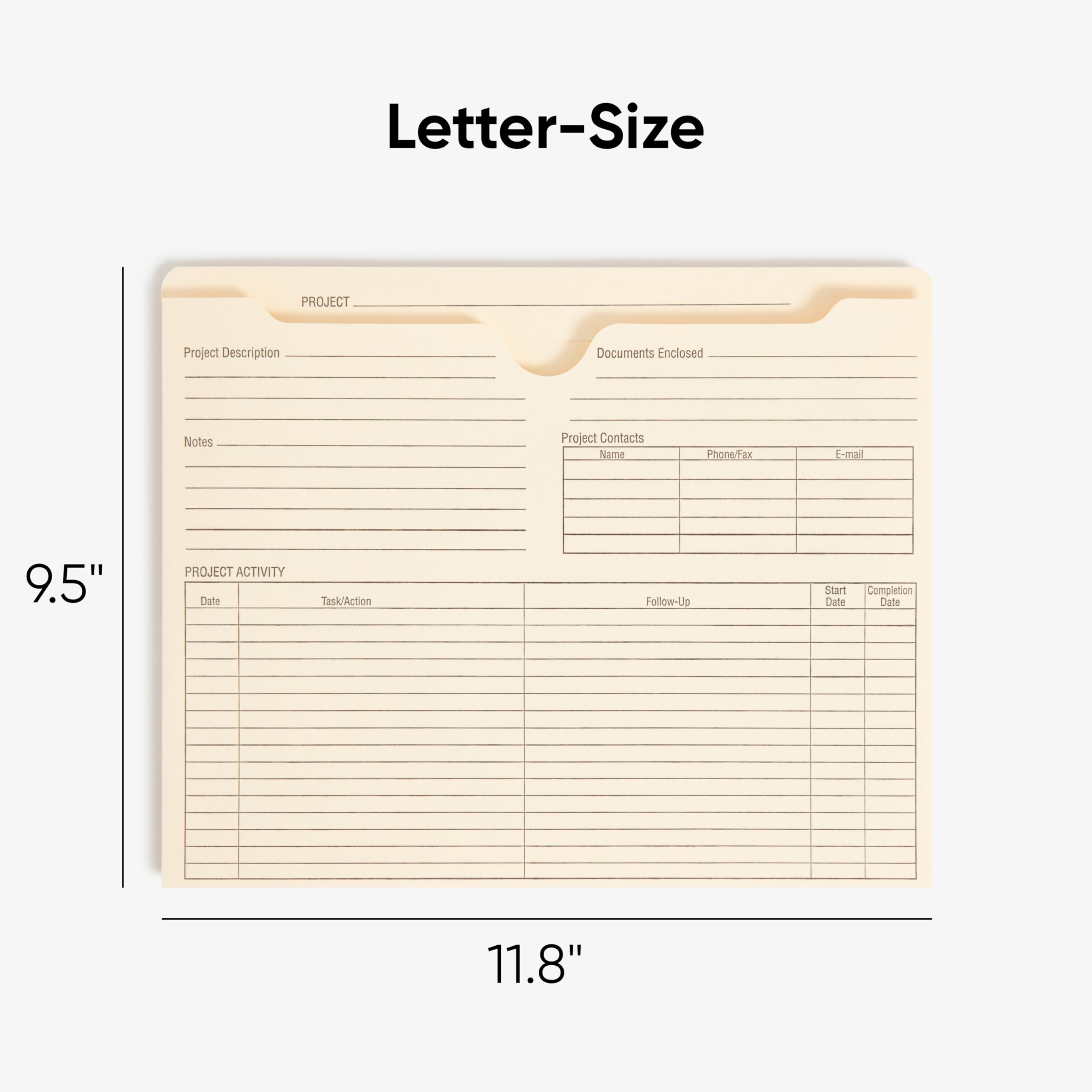 Snapklik.com : Smead Project File Jackets, 25 Count, Manila, Reinforced ...
