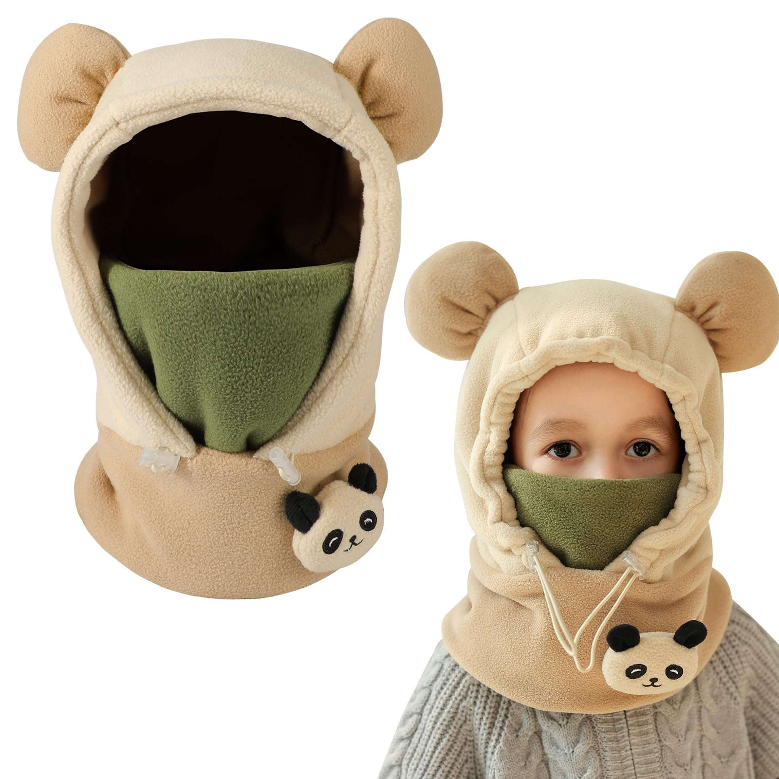 AYPOW Kinder Sturmhaube Aus Thermo-Fleece – Windd Produktbild-Vorschau 6
