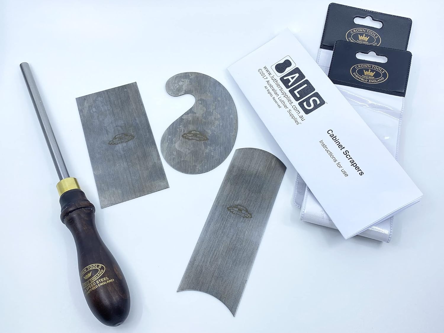 ALS Scrapers & Burnisher Set of 4 with Instructions