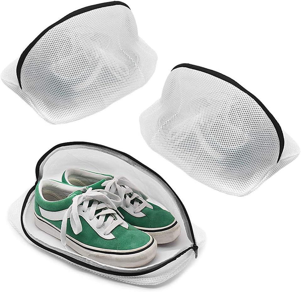Shoe Wash Bags, Set Of 3 REUsable Mesh Laundry Bags For Sneakers, Trainers, Running Shoes, Fit Up To Menâ€™S Size 12
