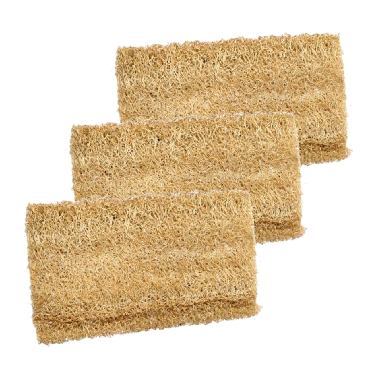 Amosfun 15 Piezas Toalla De Cocina Esponja De Lufa para Lavar Platos Esponja De Limpieza Lufa Herramienta De Limpieza De Cocina Lufa Natural Esponjas para Lavar Platos Esponja Vegetal