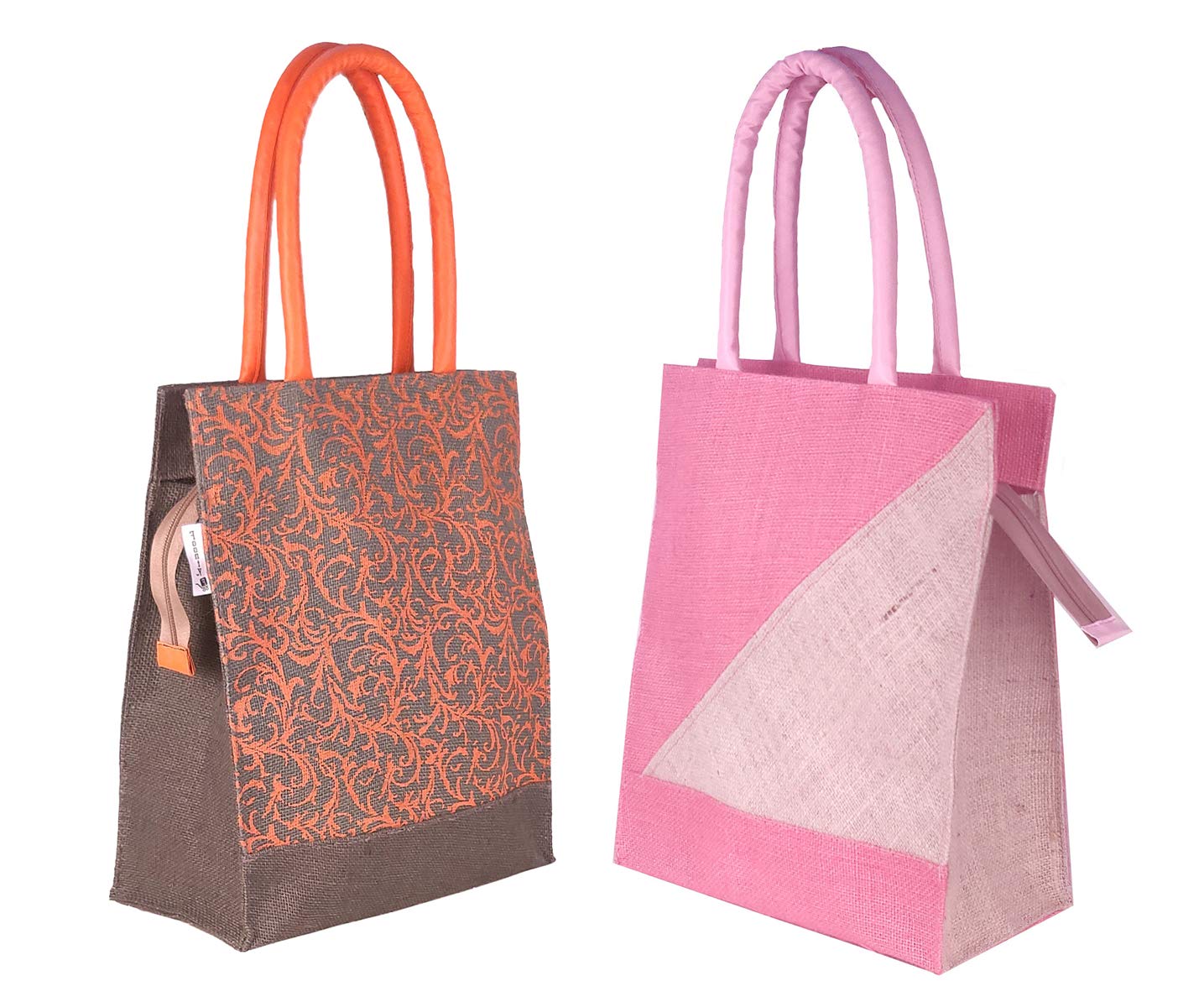 Foonty Daily Use Jute Grey Lunch Bags for Men/Women (Pack of 2) (B08HVCQMNL) Amazon Price History, Amazon Price Tracker