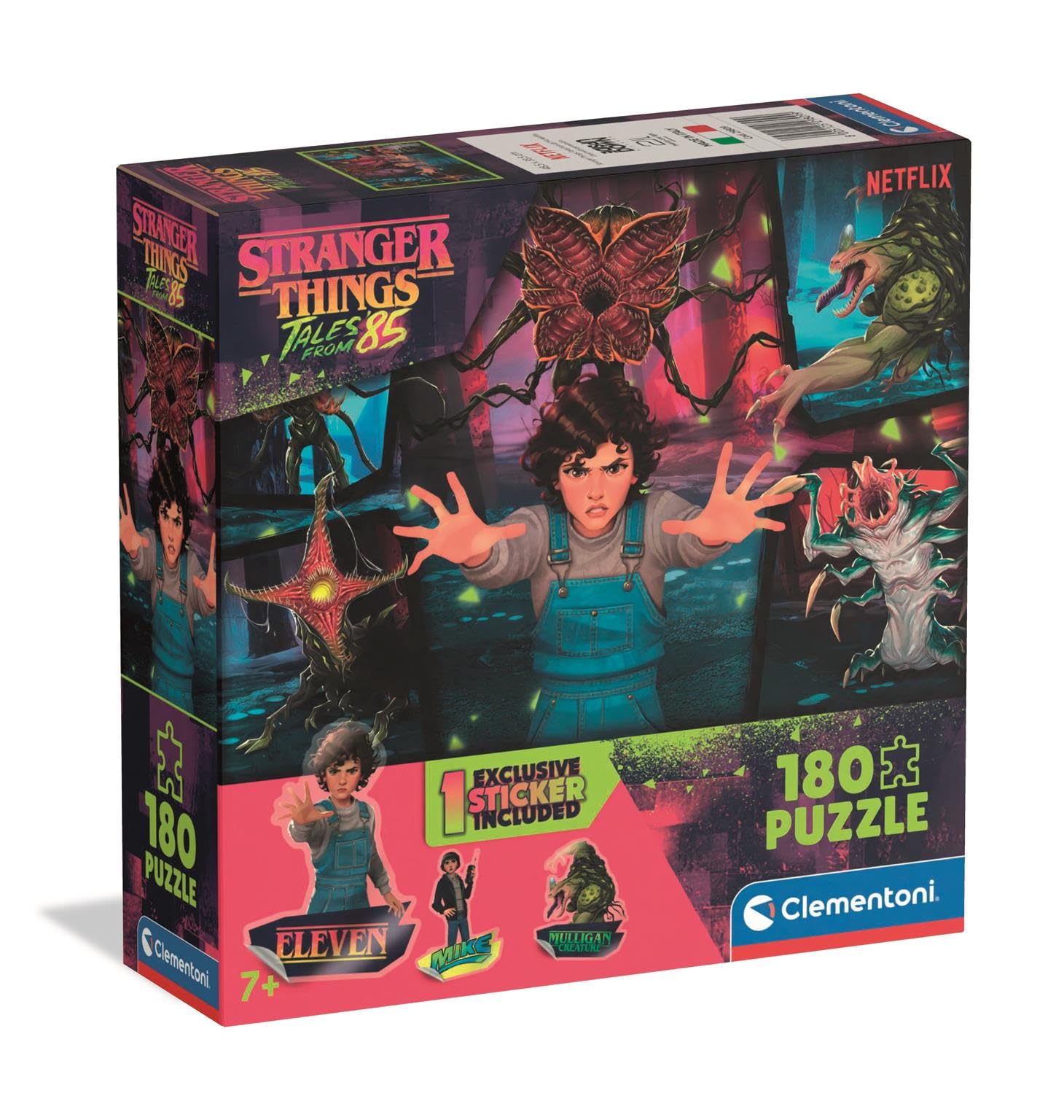 CLEMENTONI - PZL 180 SQUARE BOX STRANGER THINGS 85-3 - 29809