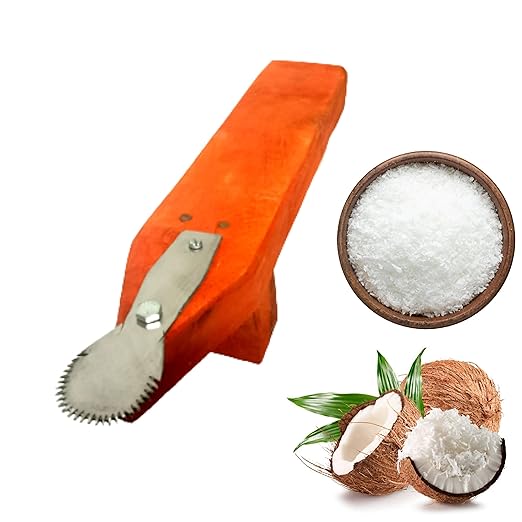 Buy Ammaieesan Coconut Scraper Manual Grater Handy Wooden Base Stool