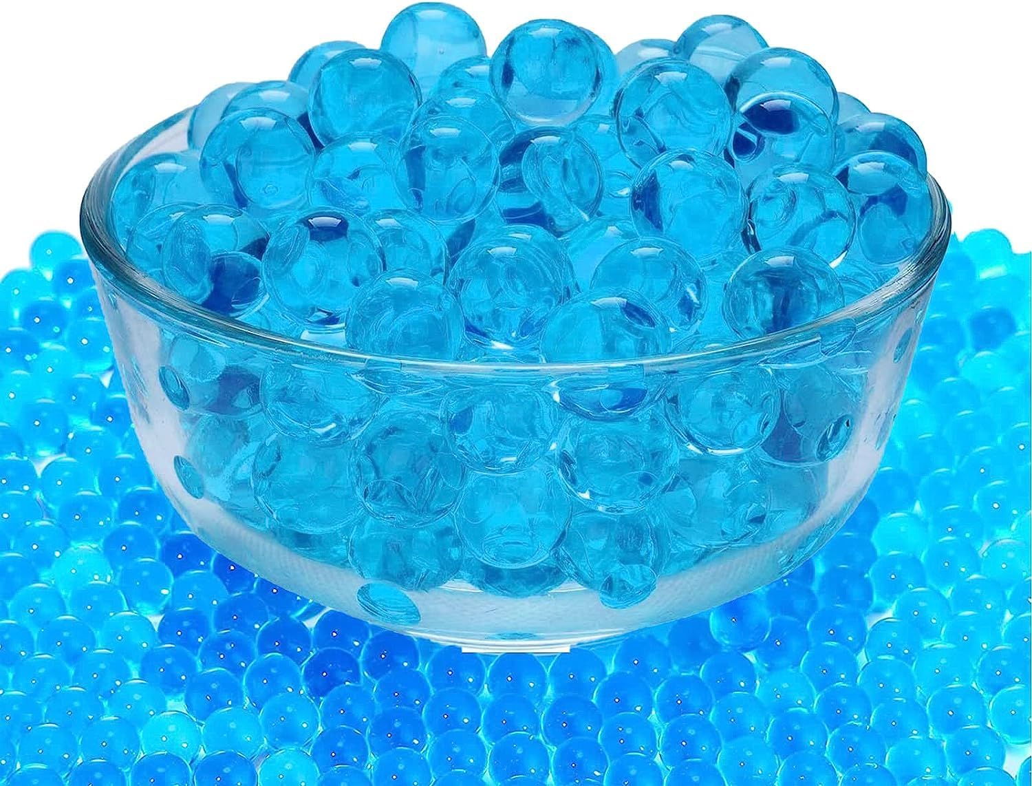 Veramz 120,000Pcs Water Gel Jelly Beads, Blue Water Beads