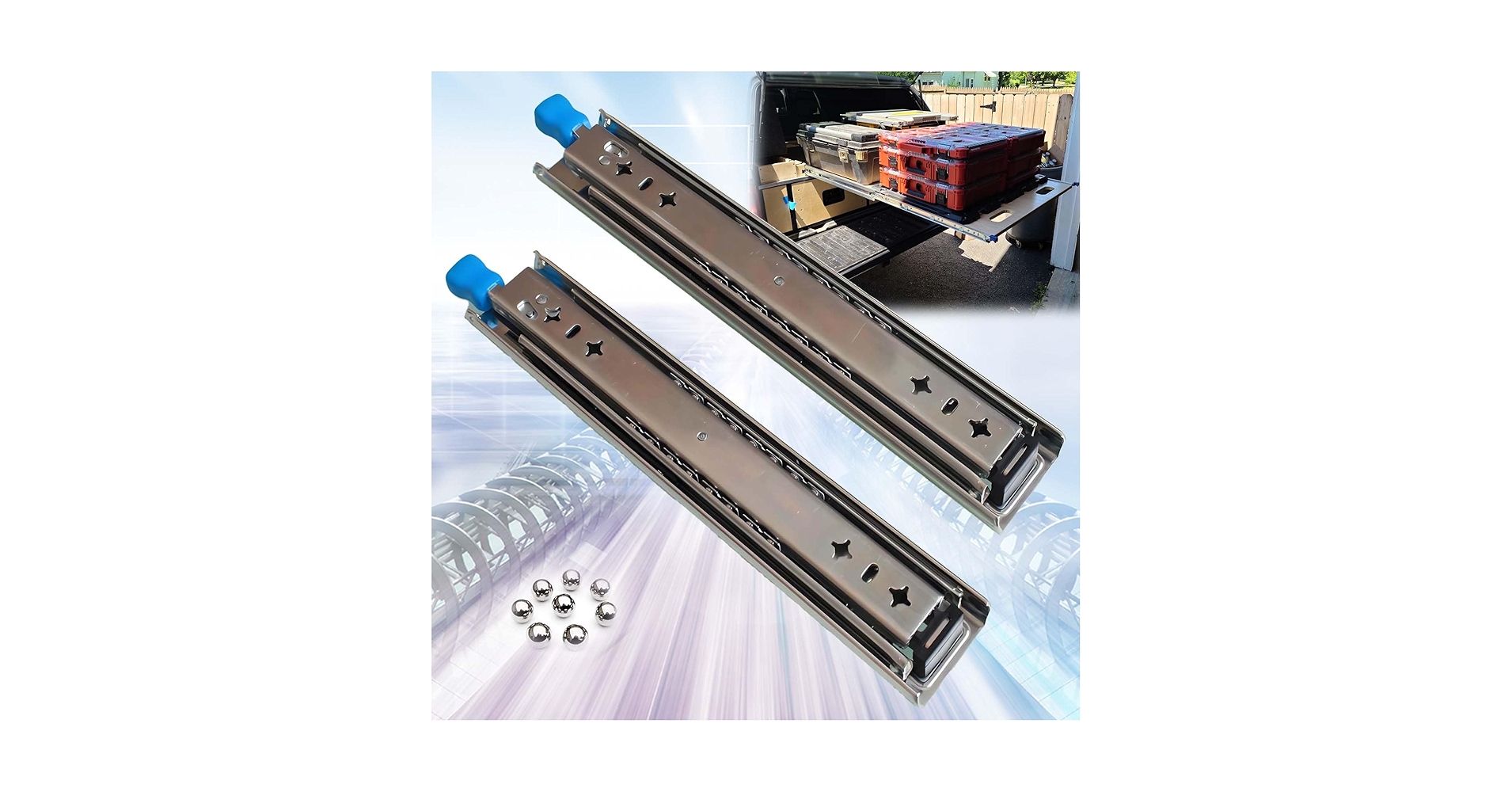 Amazon.co.jp: ボールベアリング 双方向スライド 工業引き出し