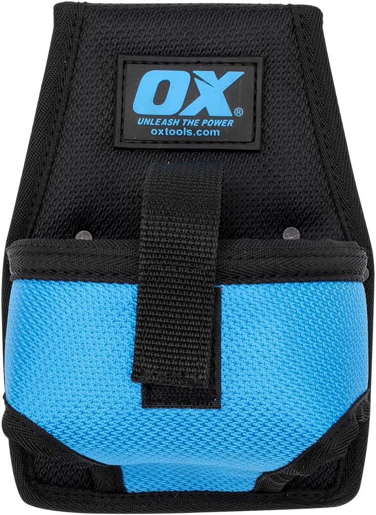 OX Tools Pro Dynamic Nylon Tool Belt Accessories – UV & Water Resistant Holders and Pouches for Drill, Hammer, Knife, Tape Measure & Phone