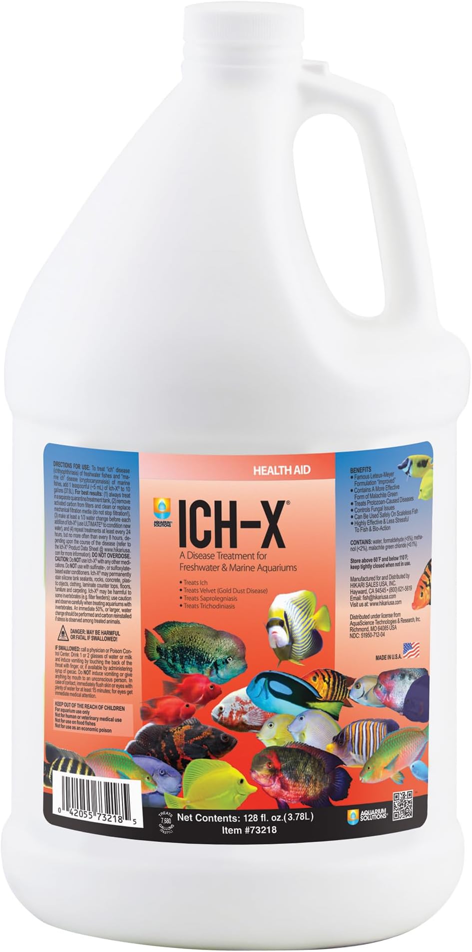 Hikari Ich-X Ich Treatment 1 Gallon