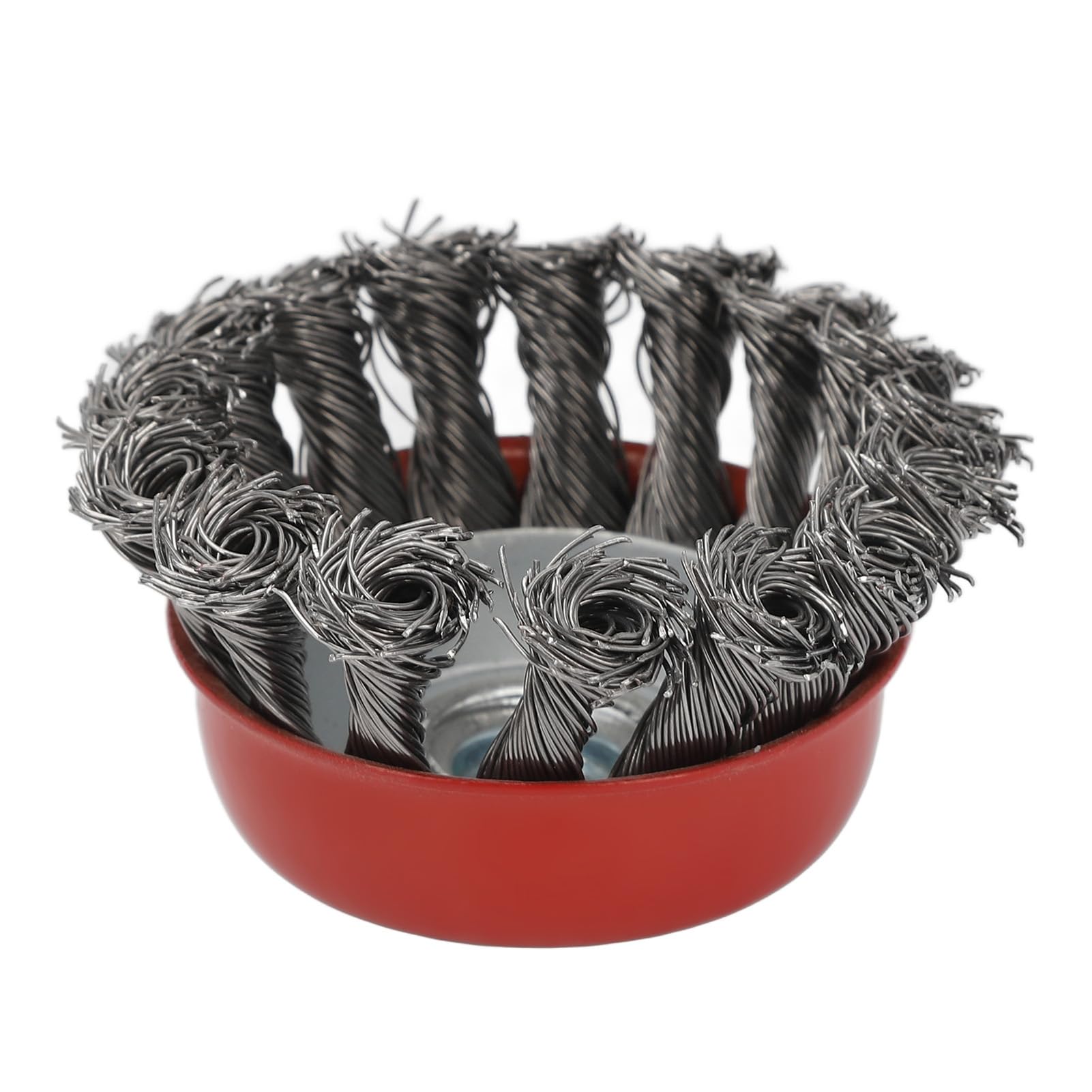Acouto 100 Pezzi Spazzole Metalliche da 3 Pollici Set di Spazzole a Tazza in Filo d'acciaio Ruota di Rimozione per Lucidatura per Smerigliatrice Angolare Utilizzata per Gravi e C Spazzola da 3