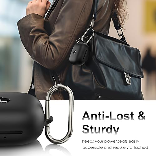 Miniatura 5 de Funda compatible con Powerbeats Pro 2, silicona suave, a prueba de golpes, funda protectora para Powerbeats Pro 2 2025 con kit limpiador y