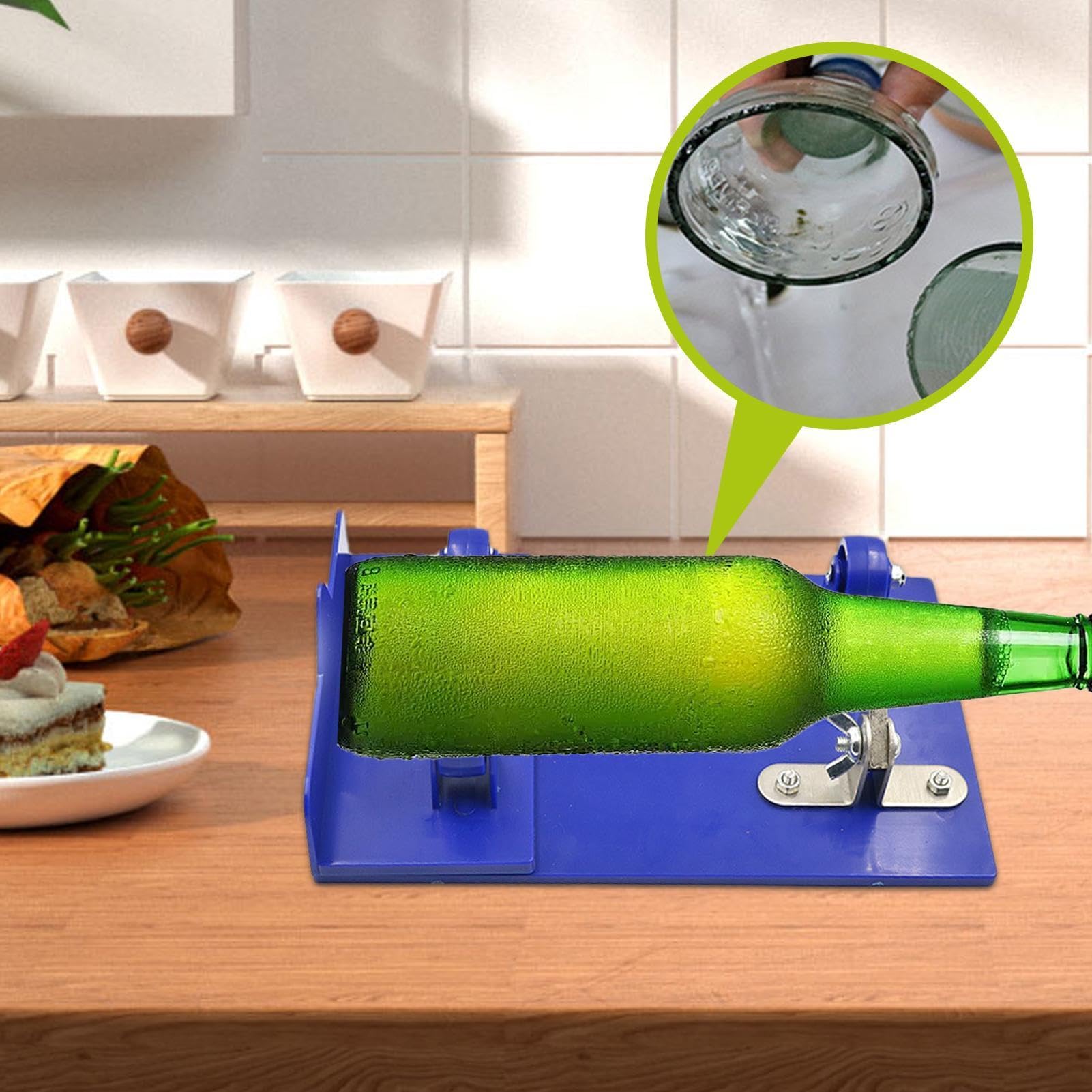 Taglierina Per Bottiglie Fafeicy - Professionale, Regolabile, Per Bottiglie Rotonde E Quadrate