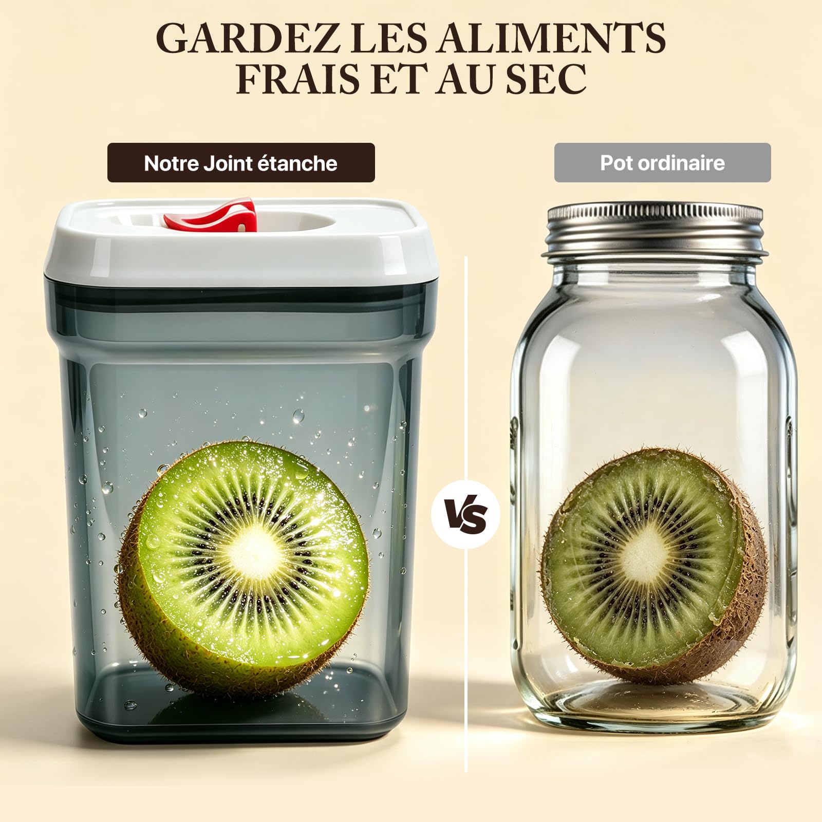 OZD Ensemble de 5 contenants alimentaires hermétiques
