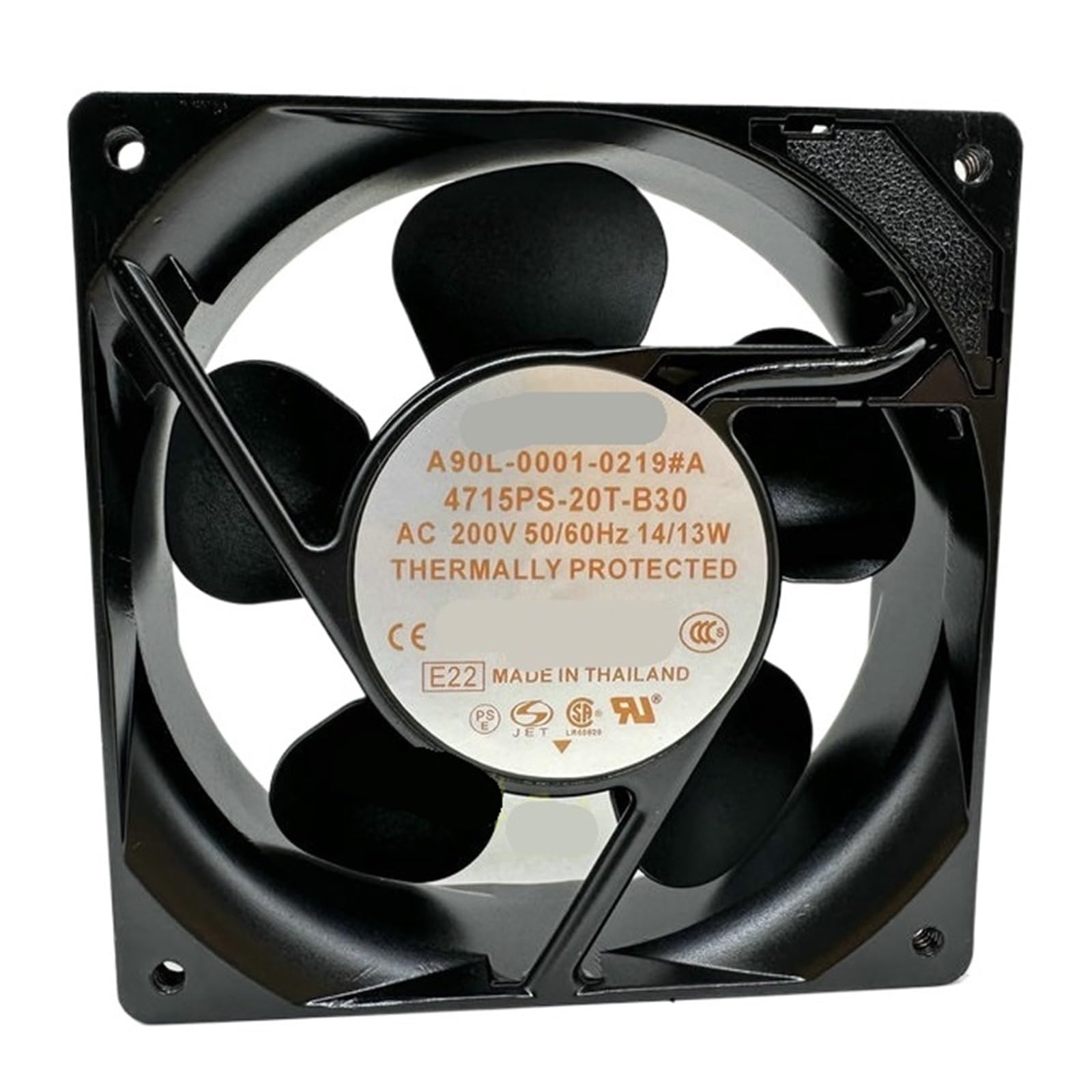 Lzikkgki One Color A90l-0001-0219#A 4715Ps-20T-B30 Ac 200V 14/13W 120X120x38mm Cooling Fan