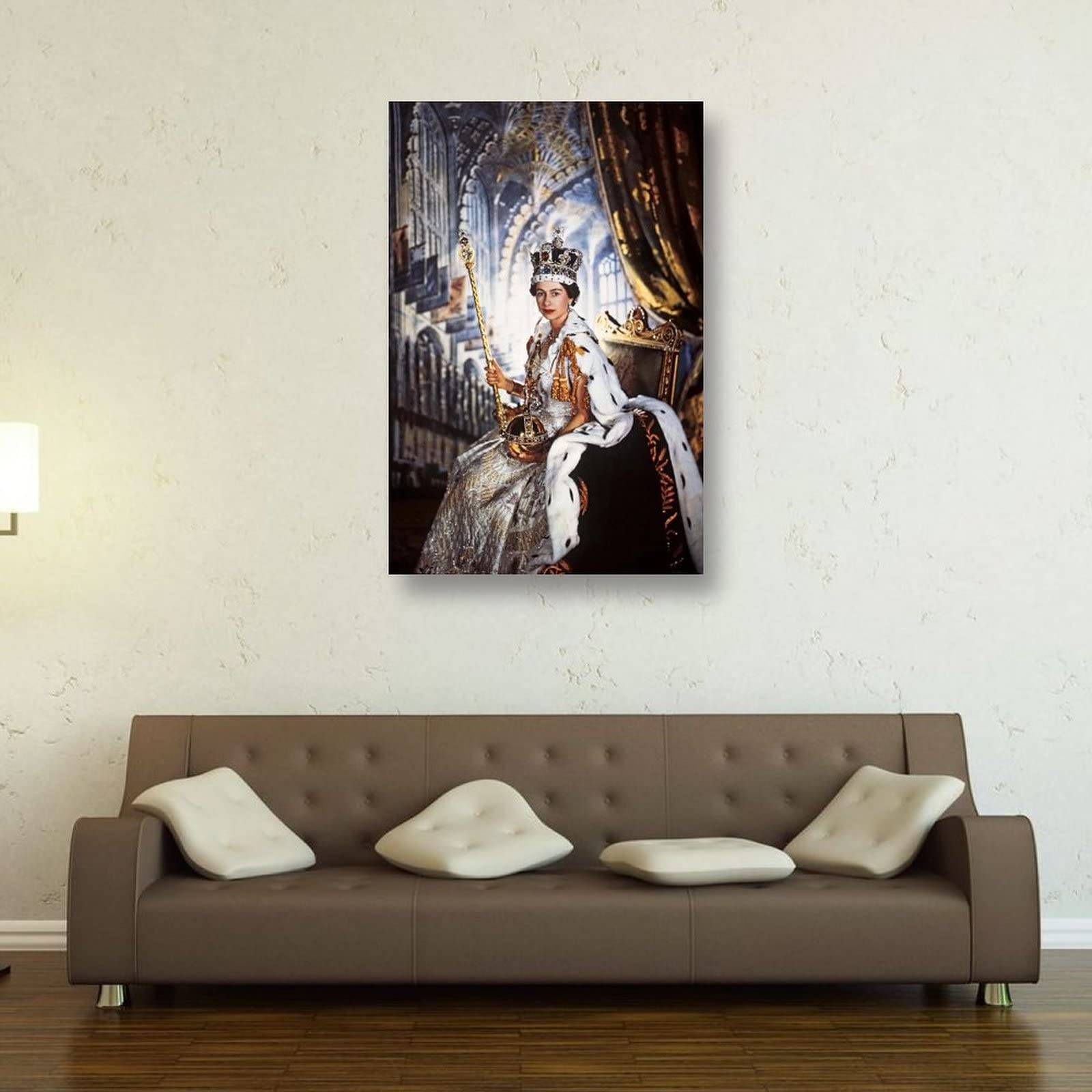 Amazon.co.jp: JITENG ポスター絵画エリザベス女王英国 部屋飾り