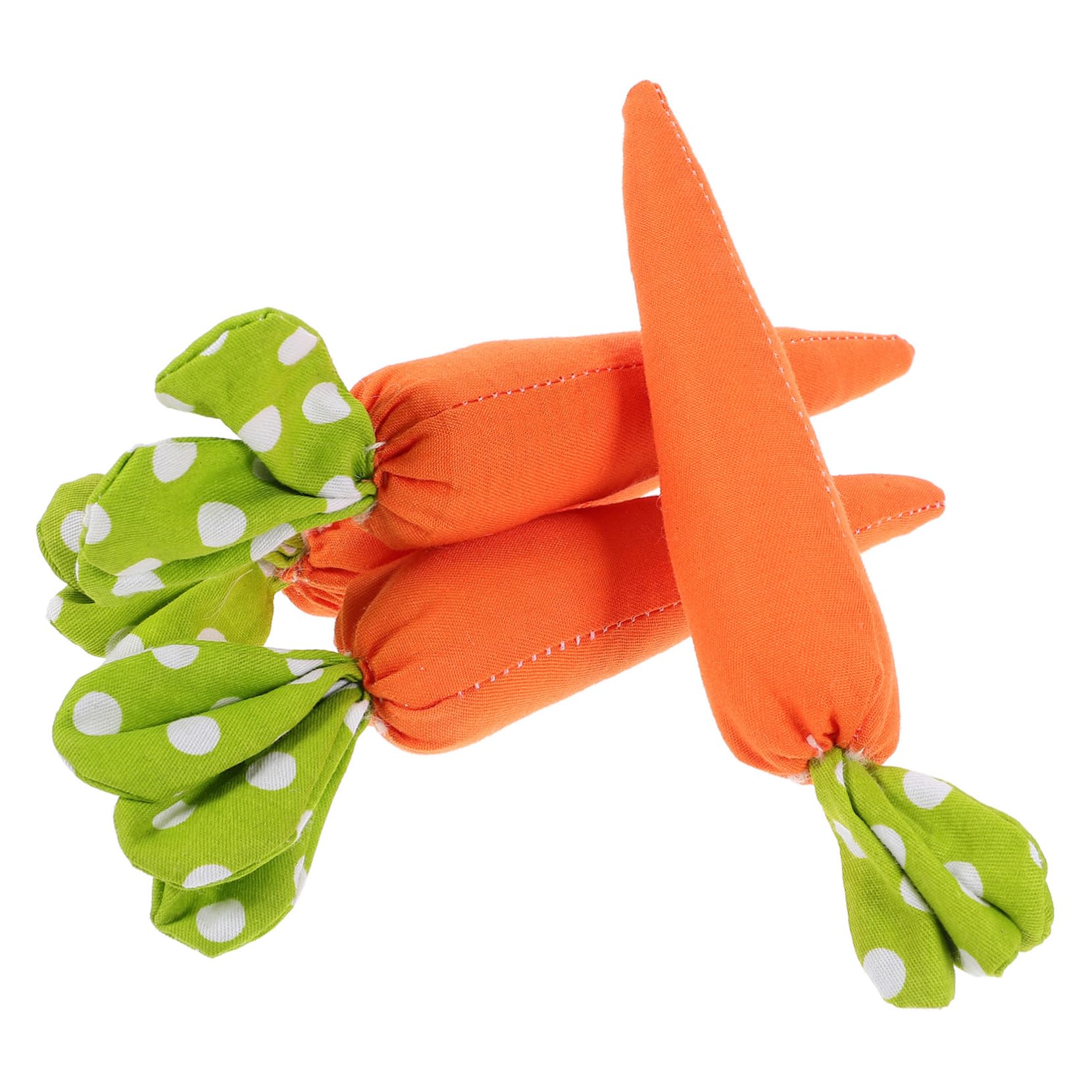Ciieeo 4Pcs Lifelike Carrot Decorations for Easter Charming Stuffed Carrots for Tiered Trays Home Decor Party Supplies and Spring Celebrations