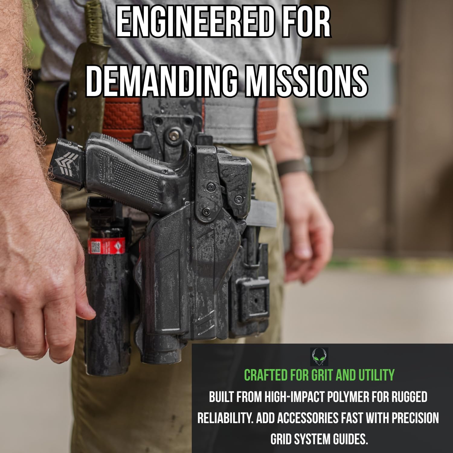 Alien Gear Rapid Force Dynamic Drop Leg Holster Platform