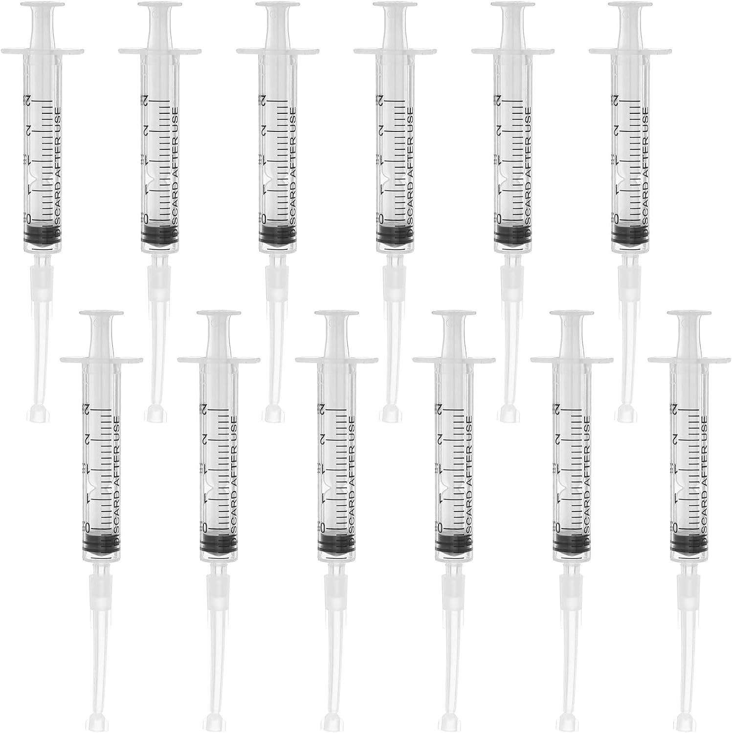 12pcs Perfume Dispenser Pump 2.5ml Long Nozzle Plastic Liquid Extractor Refillable Perfume Bottle Pump for Travel and DIY Making