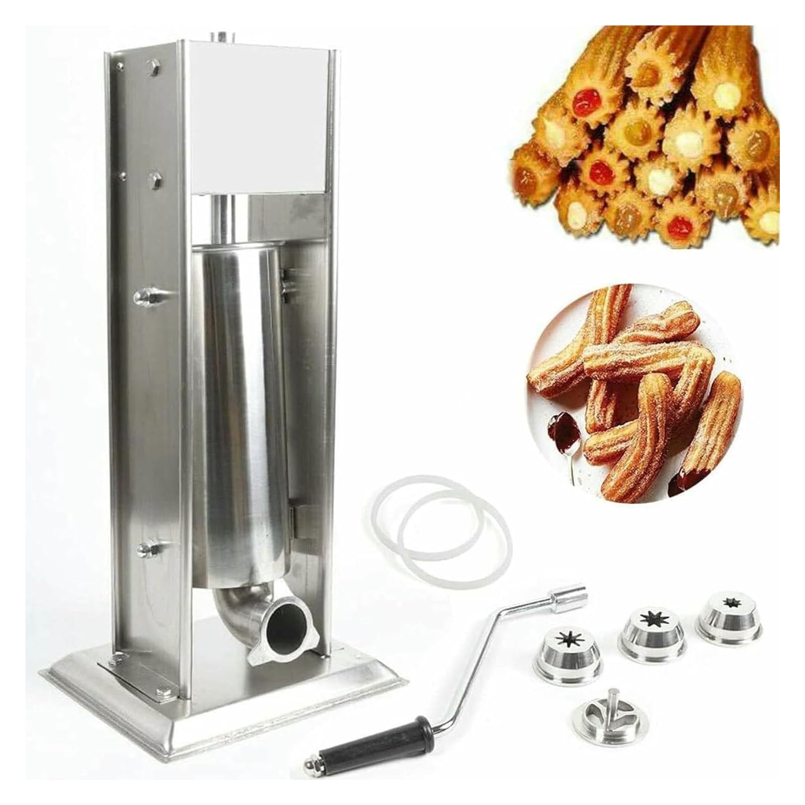 Macchina manuale per salsicce verticale (5 l, 65 x 31 x 31 cm), perfetta per barbecue a casa e feste, durevole, facile da usare, ideale per gli amanti della carne