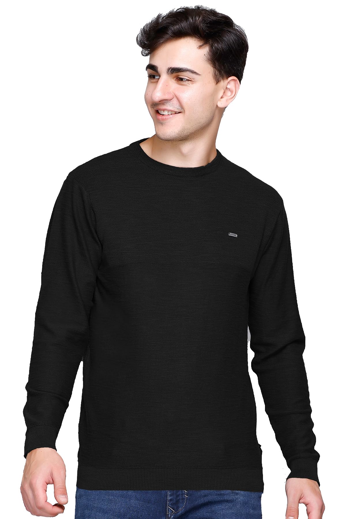 godfrey Men's Cotton Round Neck Sweater for Men-picture-59