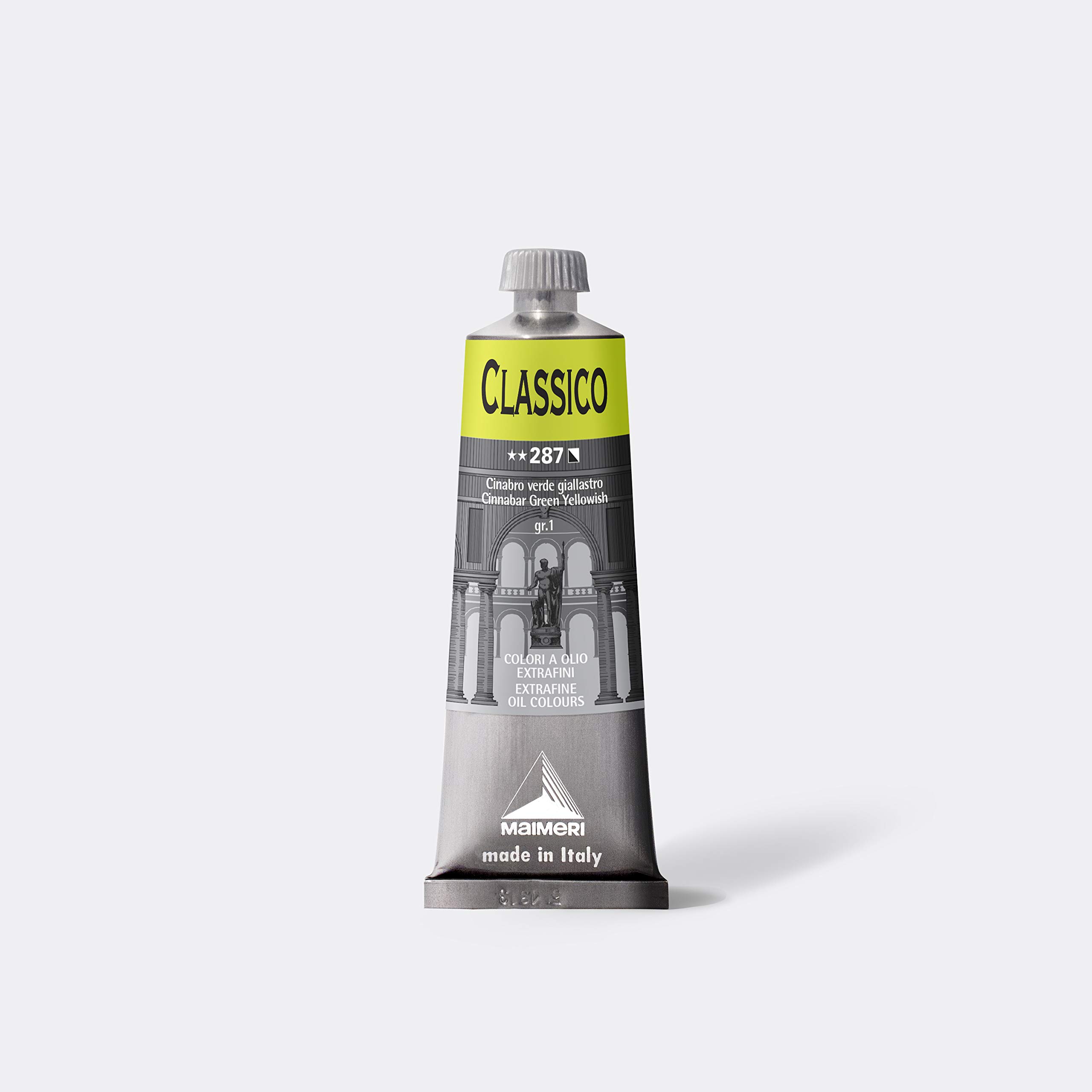 Maimeri Oil Colour Maimeri Series Classic 60 ml Tube CINABRO VERDE GIALL, Green