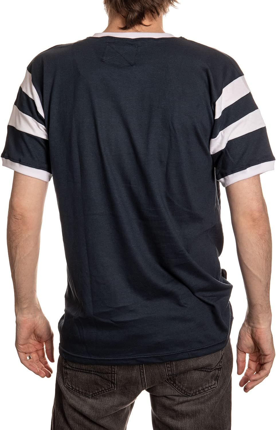 Calhoun NHL Surf & Skate Mens Shoulder Stripe Varsity Inset Sleeve Retro Style T-Shirt – The Coastal Collection