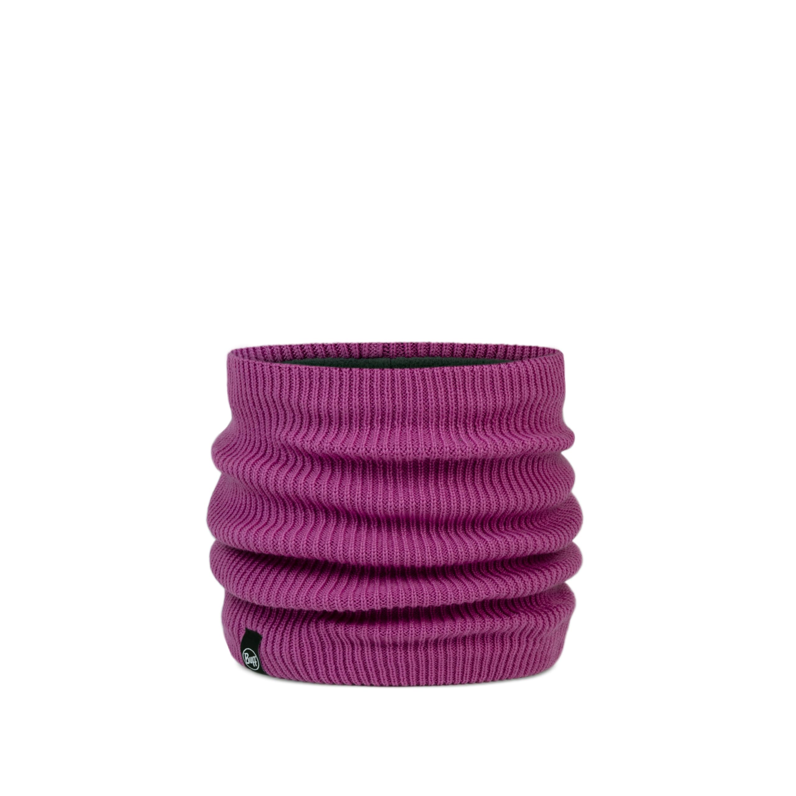 Buff®| Knitted & Fleece Neckwarmer Youth, Extreme Cold, Practical, Versatile, Fashionable, Thermal Insulation, Comfortable, One Size, Purple