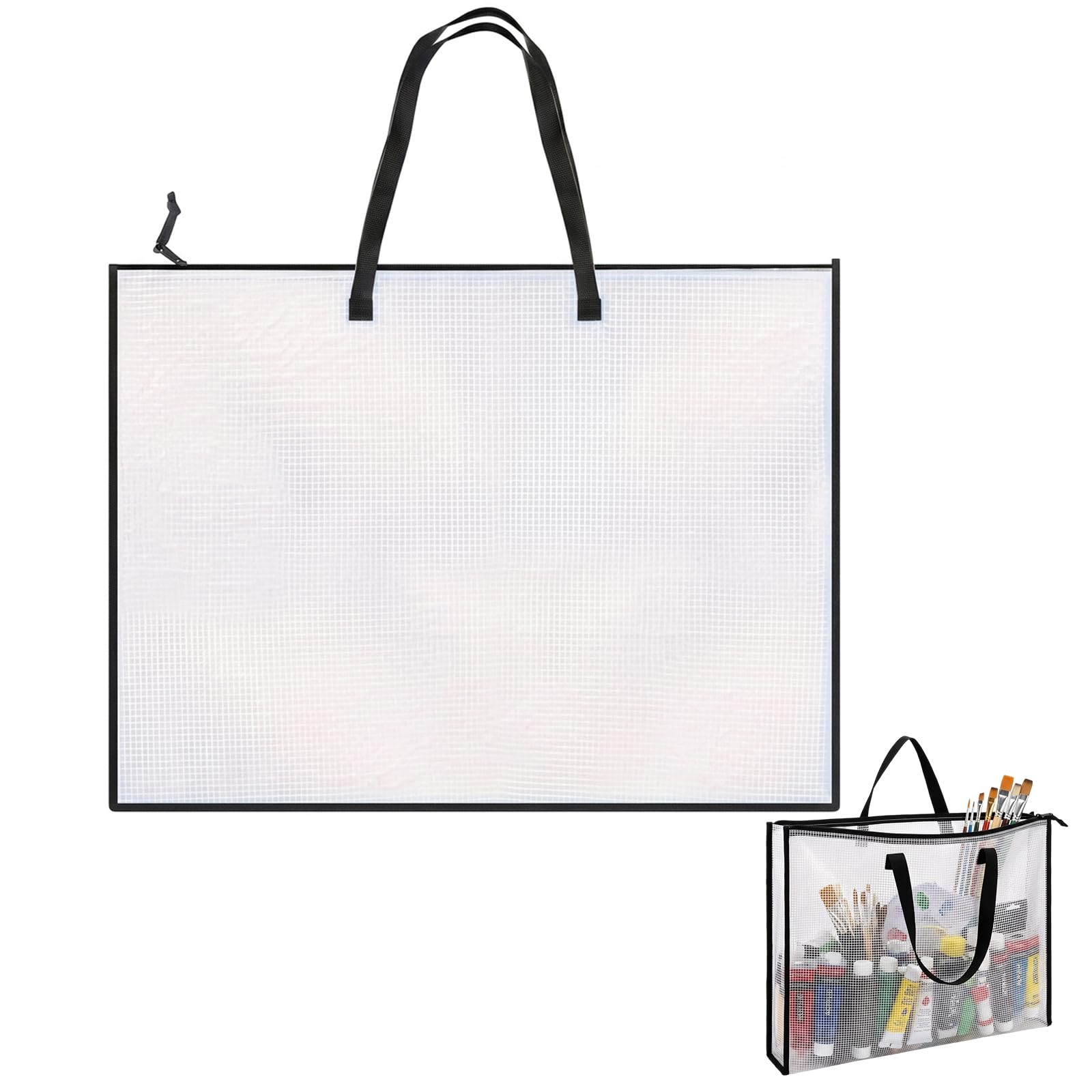 Art Folder, A1 Art Portfolio Case with Handle, 24x36 Inches Large Format Art Bag for Creative Professionals and Office Use, Professional Storage Solution for Artwork and Documents