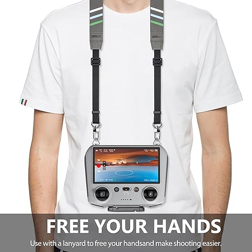 Miniatura 3 de STARTRC Correa de cuello para el controlador DJI RCRC 2RC PRO, cordón ajustable para DJI Mini 4 ProAir 3Mini 3Mini 3 proMavic 3 Pro Accesorios de