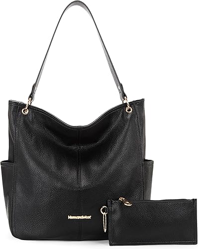 Montana West Bolsos de mano para mujer de cuero lavado bolsos ocultos bolsos de transporte elegantes con correa cruzada