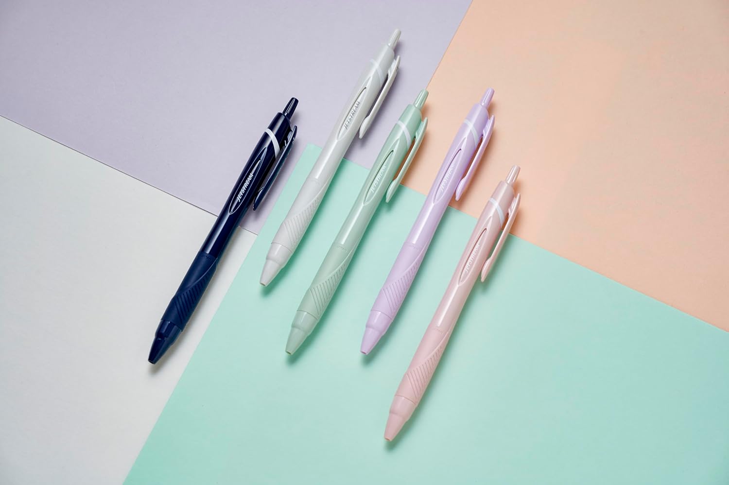 Mitsubishi Pencil Jet Stream Permanent Ballpoint Pens, 10 Pieces, 0.5, Soft Purple, Easy Writing, SXN15005.49, 10P