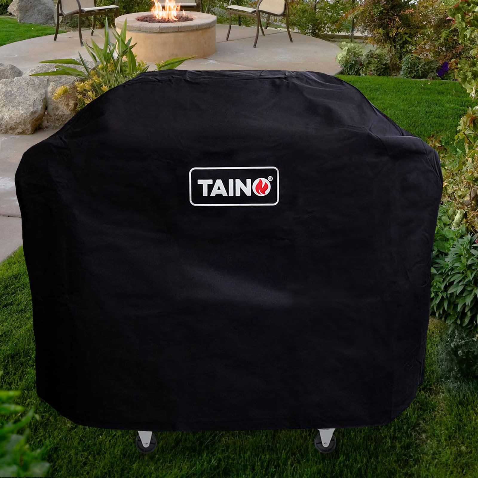 TAINO RED 4+1 Abdeckhaube Gasgrill Grillwagen BBQ Schutzhülle Abdeckung Oxford Gewebe 137x48x110cm (BxTxH)