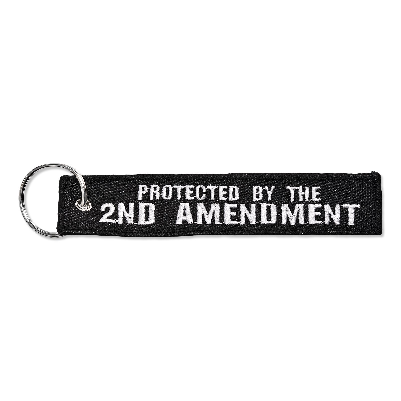 Apex ImportsProtected by The 2nd Amendment Black Remove Before Flight Style Key Chain 5.5" x 1" Motorcycle ATV Car Truck Keychain