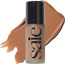 Saie Dew Bronze - Gentle and Contoured Liquid Tan - Enriched with Vegetable Glycerin for Effortless Blending and Deep Nutrients of Skin, Travel Size Christmas Gifts