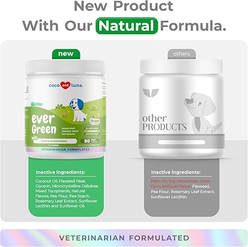 Miniatura 5 de Grass Burn Spot Chew  90 masticables suaves  Protector de manchas de césped para orina de perro, soporte del tracto urinario, soporte de la vejiga