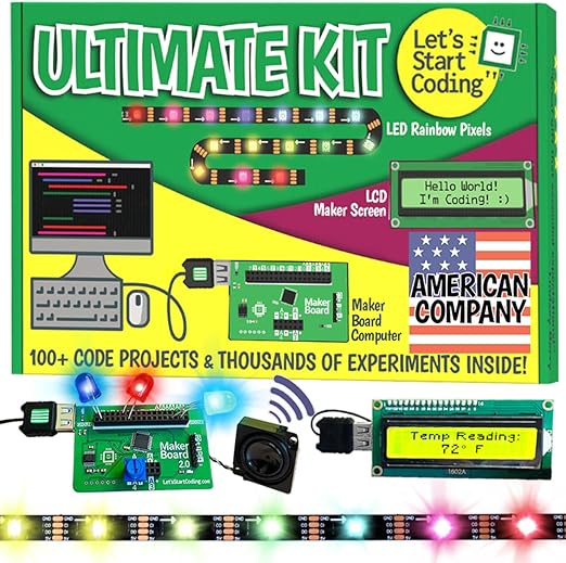 Amazon.com: Ultimate Coding Kit for Kids 8-15 | 100+ Free Code & STEM ...