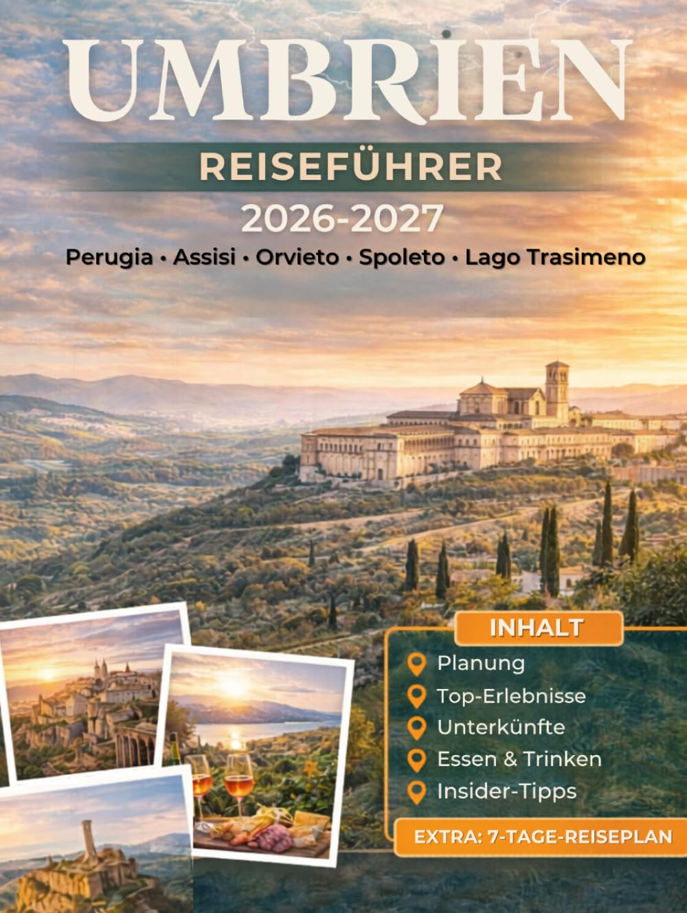 UMBRIEN REISEFÜHRER 2026-2027: Entdecken Sie Perugia, Assisi, Orvieto, Spoleto, Gubbio, Todi, Lake Trasimeno, Norcia und Marmore Falls mit praktischen ... sowie langsame Roadtrip-Entdecker