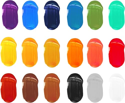 Miniatura 6 de Kokuyo Camlin Artist - Colores acrílicos - 18 tonos, 0.7 onzas líquidas