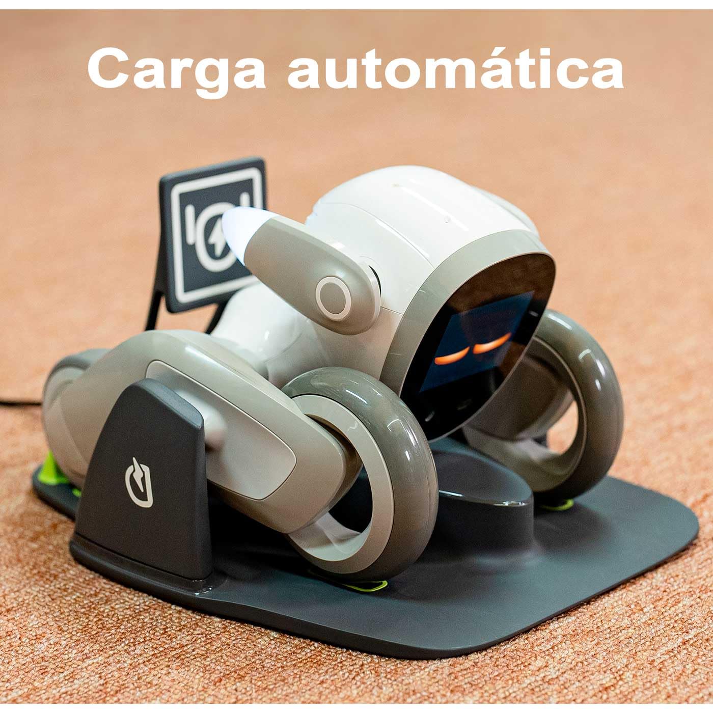 Loona - Mascota Robot Inteligente Interactiva con IA - Perro Robótico con ChatGPT y Control por Voz, Cámara HD, Navegación Autónoma, Monitor de Hogar 24/7, Juguete Tecnológico para Niños y Adultos