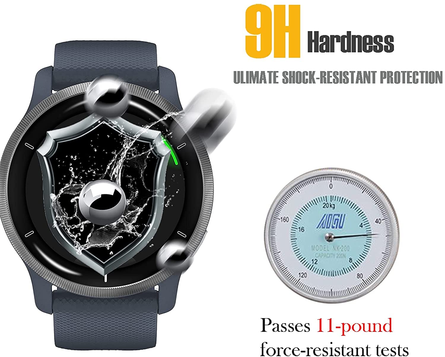 Amazon.co.jp: [Gosento]For GARMIN Venu 2 Plus フィルム [2枚