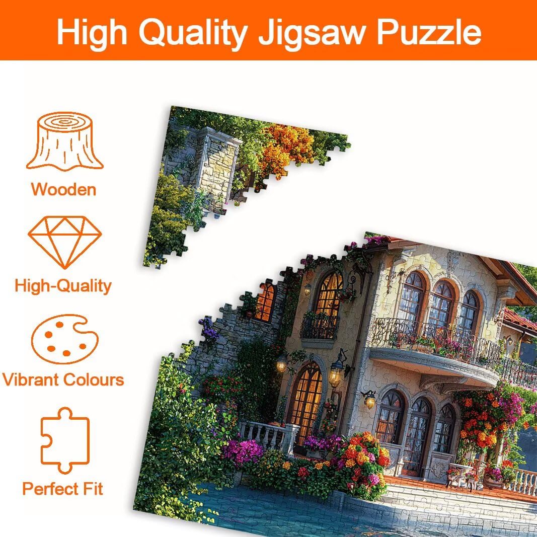 Puzzle Casa, Puzzle 2000 Pezzi Adulti per Decor, Regalo Donna/Uomo -8722