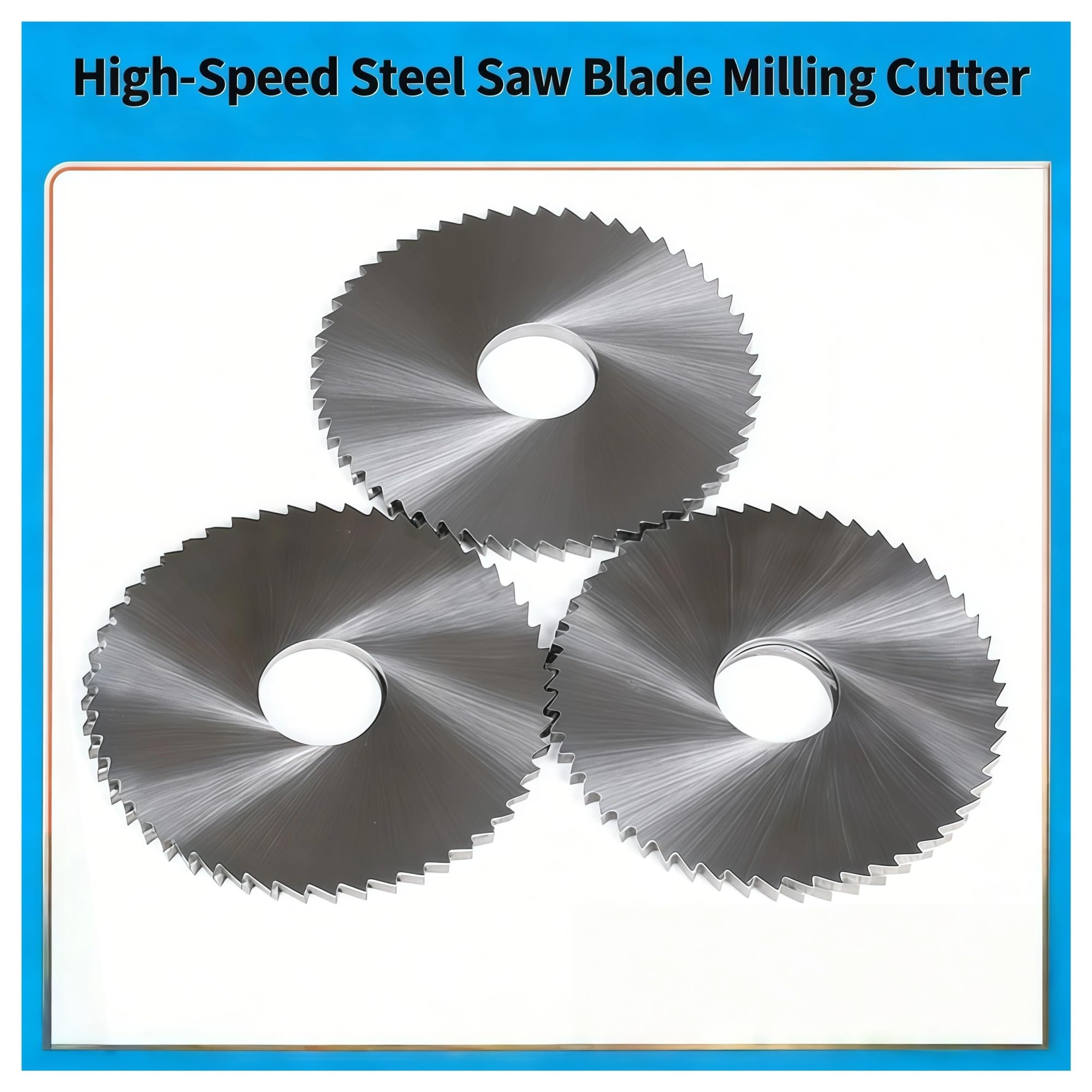 1PCS HSS Sägeblatt Fräser Weiß Stahl Schneiden Rund(50x16x5.1-6mm)