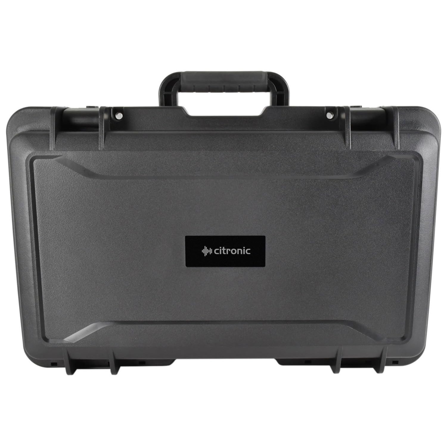 Citronic Caja de equipo resistente al agua, resistente a los impactos, clasificación IP66, interior de espuma, caja de almacenamiento resistente para herramientas, dimensiones internas (ancho x alto x