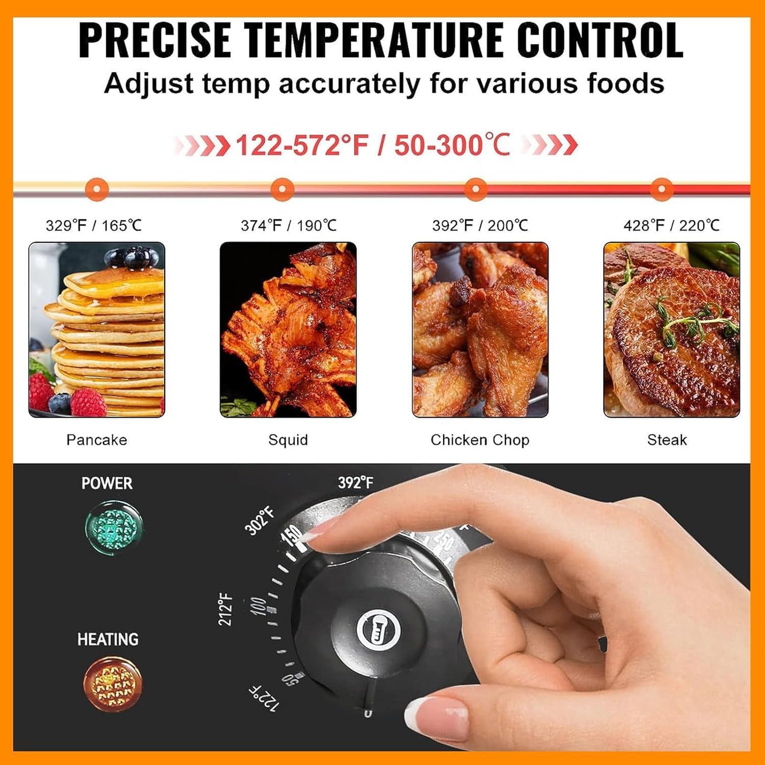 Padella Elettrica Professionale - Teppanyaki Antiaderente A Temperatura Regolabile - Padella Piatta da Banco in Acciaio Inox, 220v
