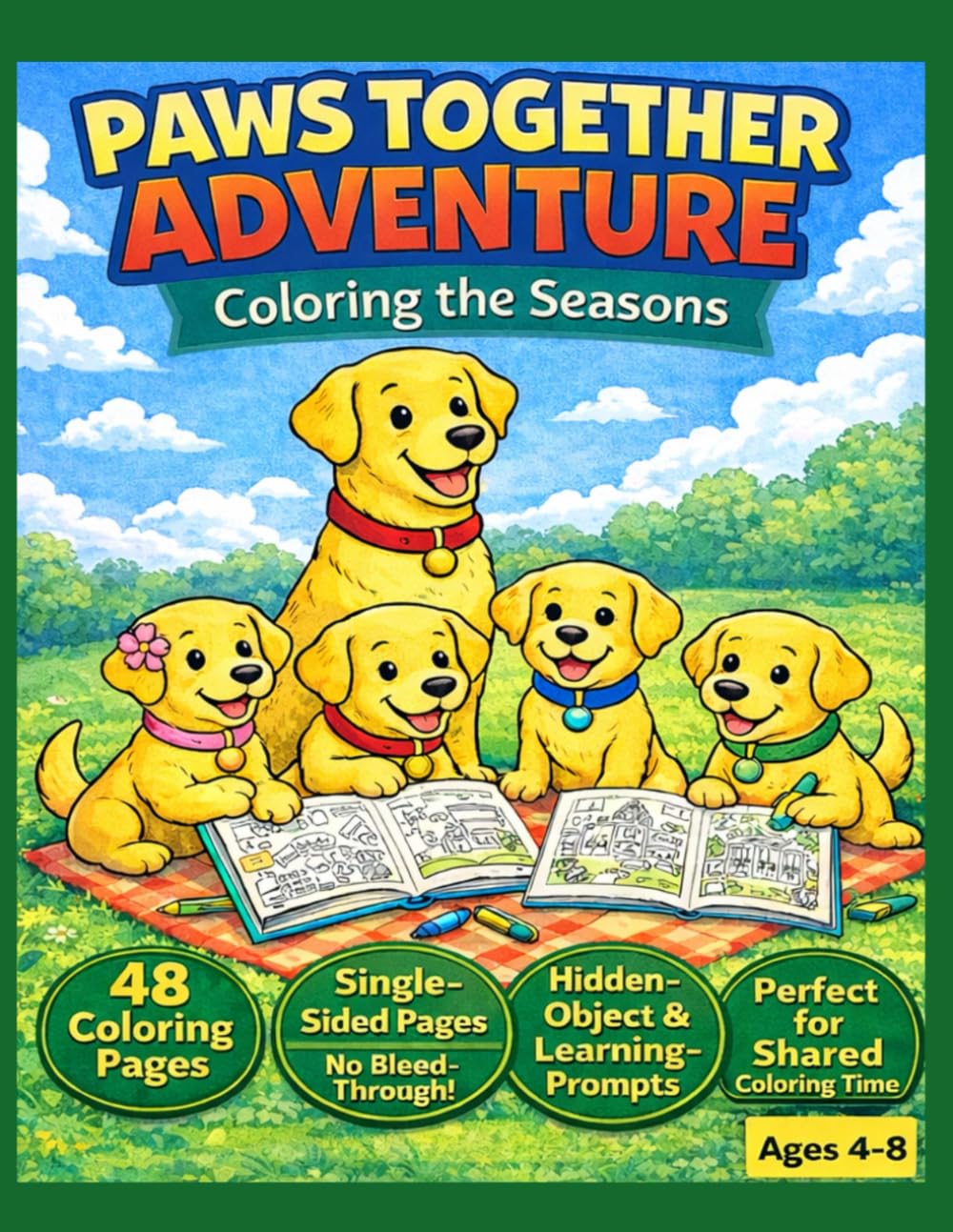 Paws Together Adventure - Coloring the Seasons
