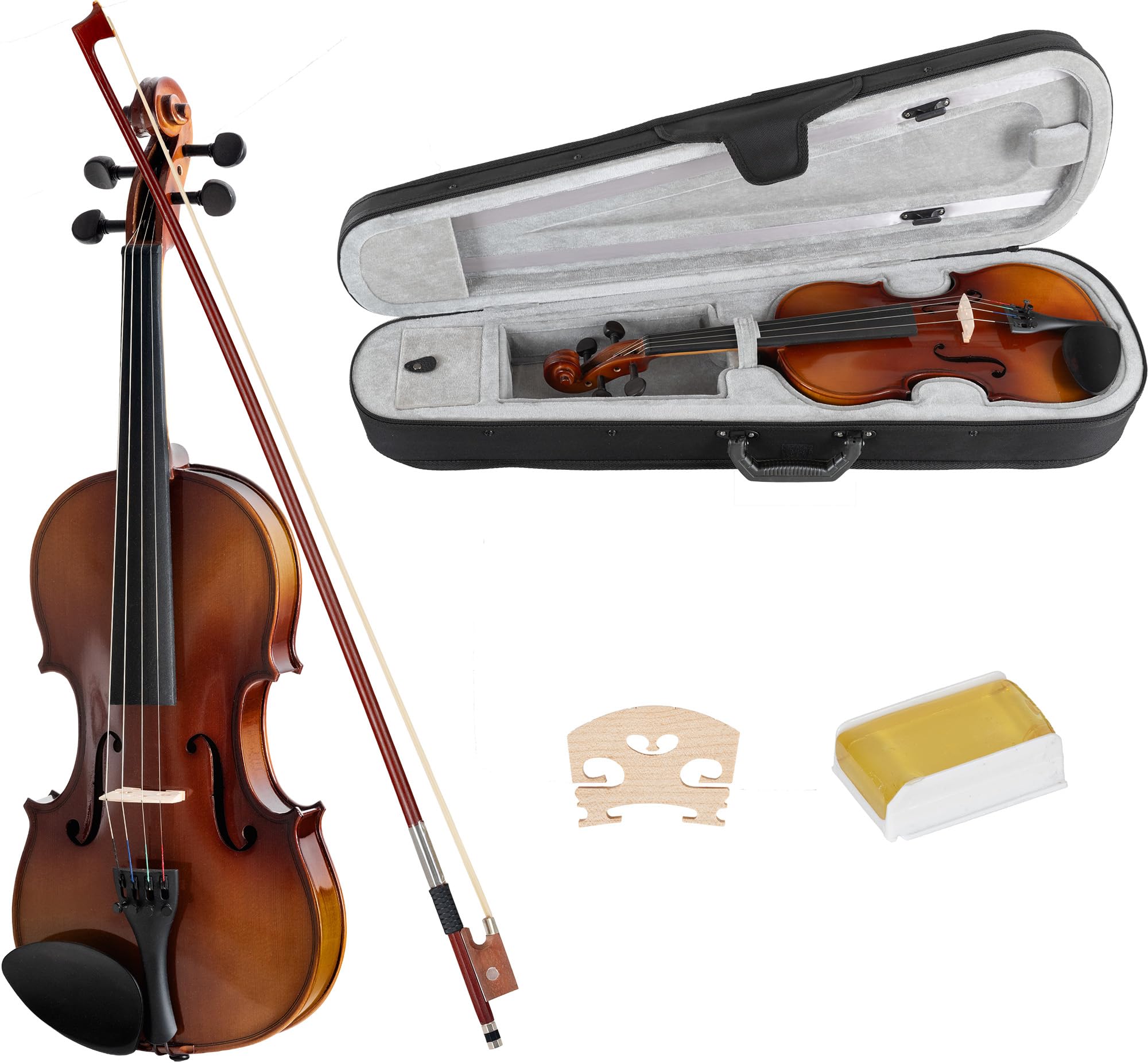 Classic Cantabile Student Violin 4/4 Set + Rosin