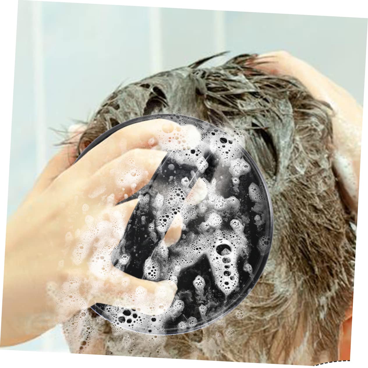 Healeved 20piezas Cepillos De Champú De Plástico Para y Masaje Del Cabelludo Herramientas De Estilismo Versátiles Masajeador Para Cuidado Del Cabello y Bienestar